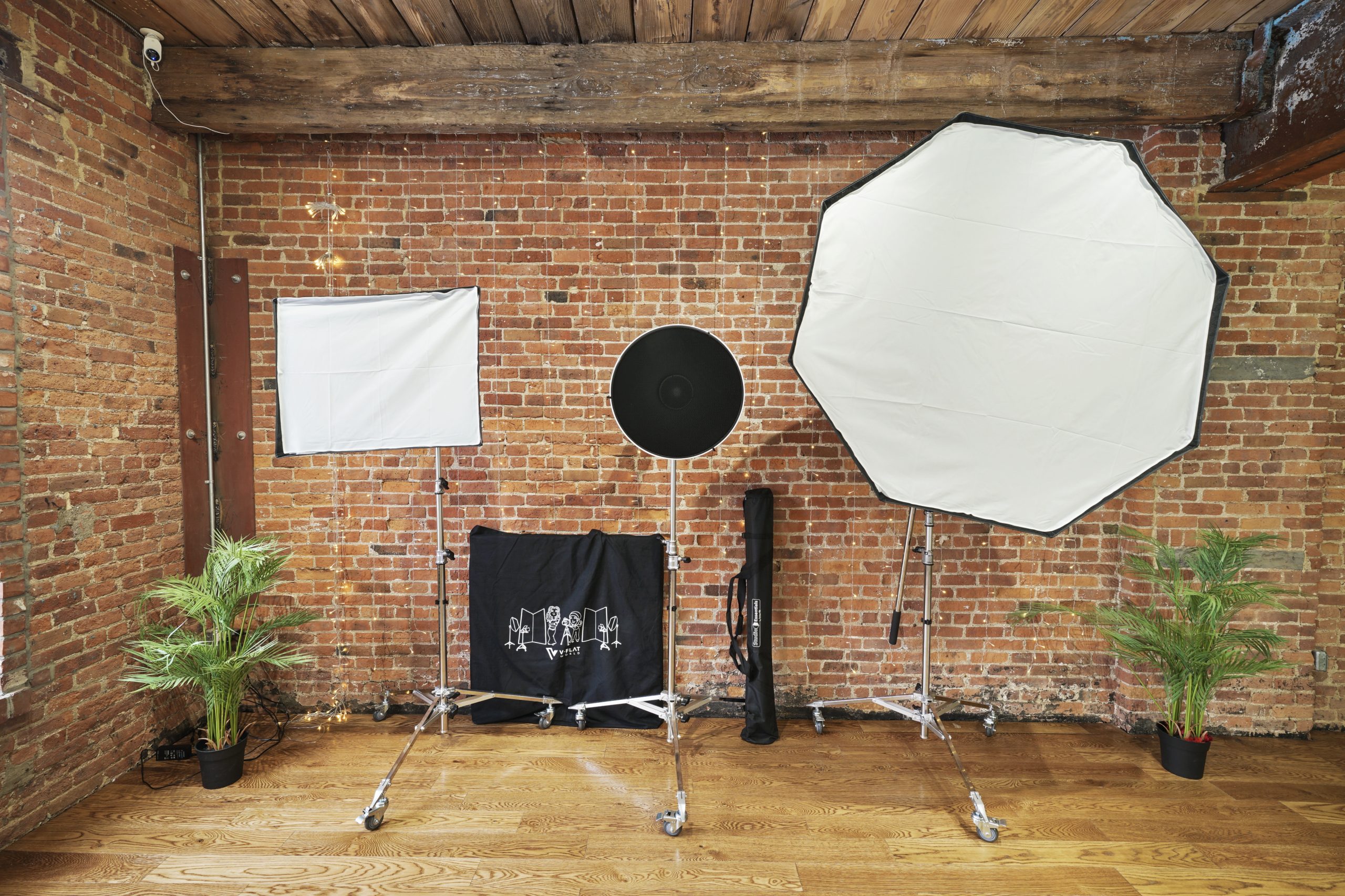 lighting equipment for a photo studio